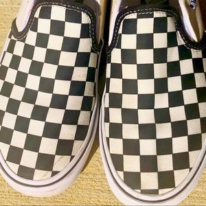 Vans Checkboard Slip on Shoes